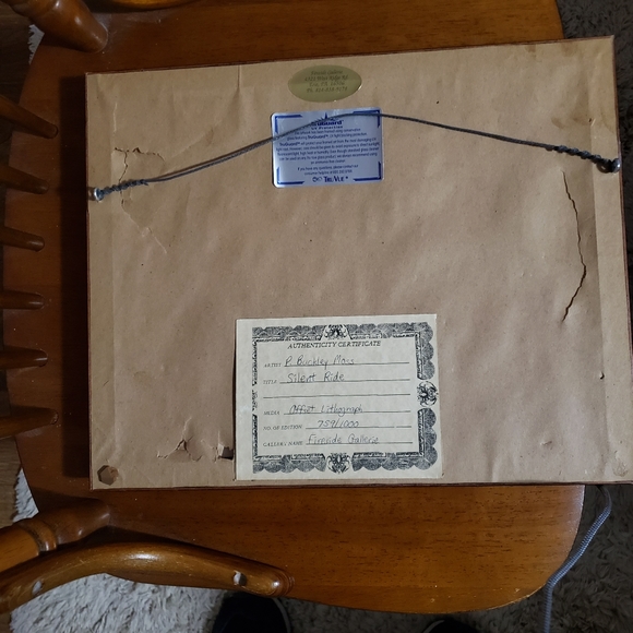 "Silent Ride" by P. Buckley Moss - Picture 6 of 11